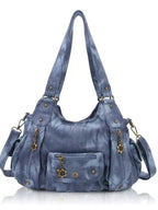 Fashionable Crossbody Shoulder Bag with Multiple Compartments