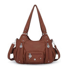 Fashionable Crossbody Shoulder Bag with Multiple Compartments