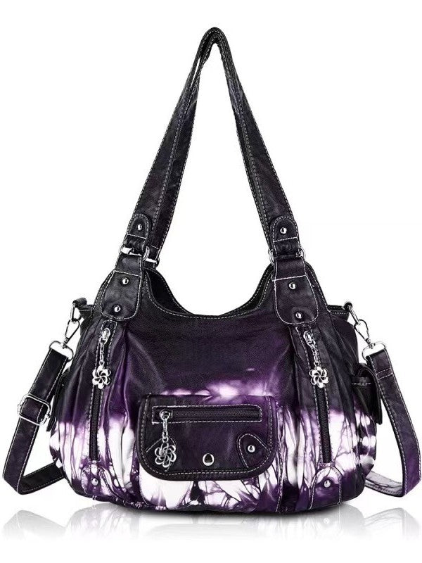 Fashionable Crossbody Shoulder Bag with Multiple Compartments