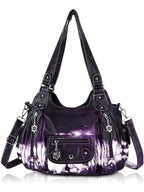 Fashionable Crossbody Shoulder Bag with Multiple Compartments