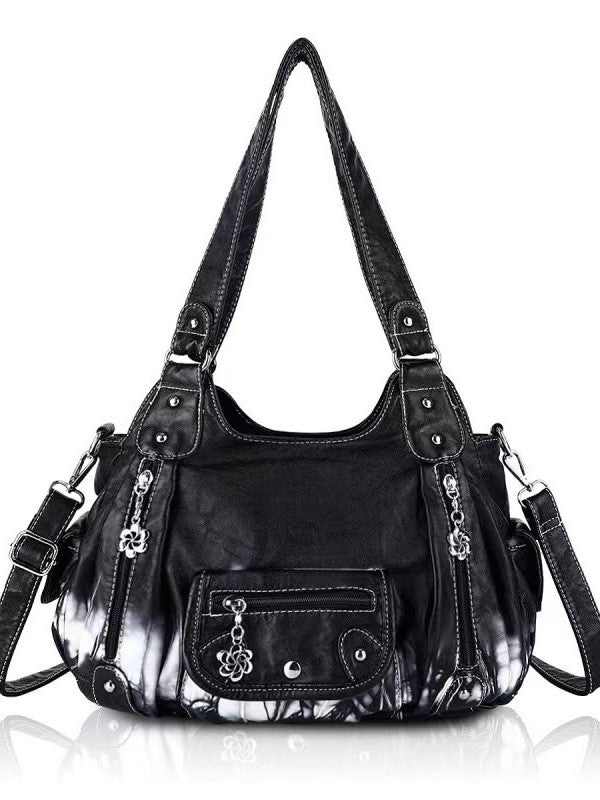 Fashionable Crossbody Shoulder Bag with Multiple Compartments