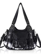 Fashionable Crossbody Shoulder Bag with Multiple Compartments