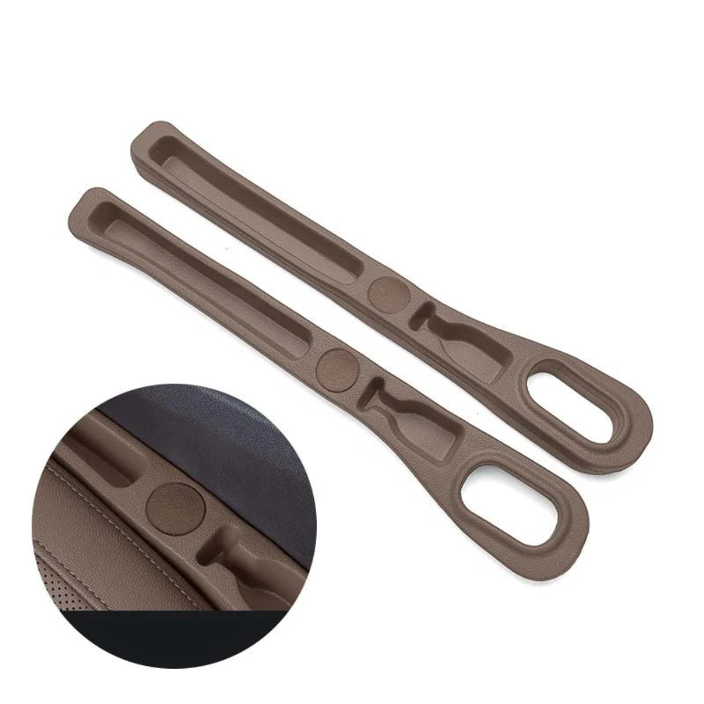 Faux Leather Car Seat Gap Filler Organiser Pair