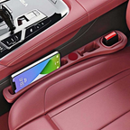Faux Leather Car Seat Gap Filler Organiser Pair