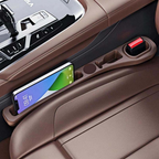 Faux Leather Car Seat Gap Filler Organiser Pair