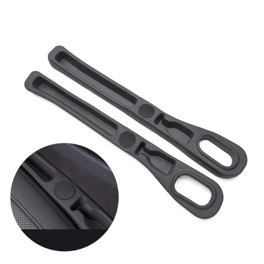 Faux Leather Car Seat Gap Filler Organiser Pair