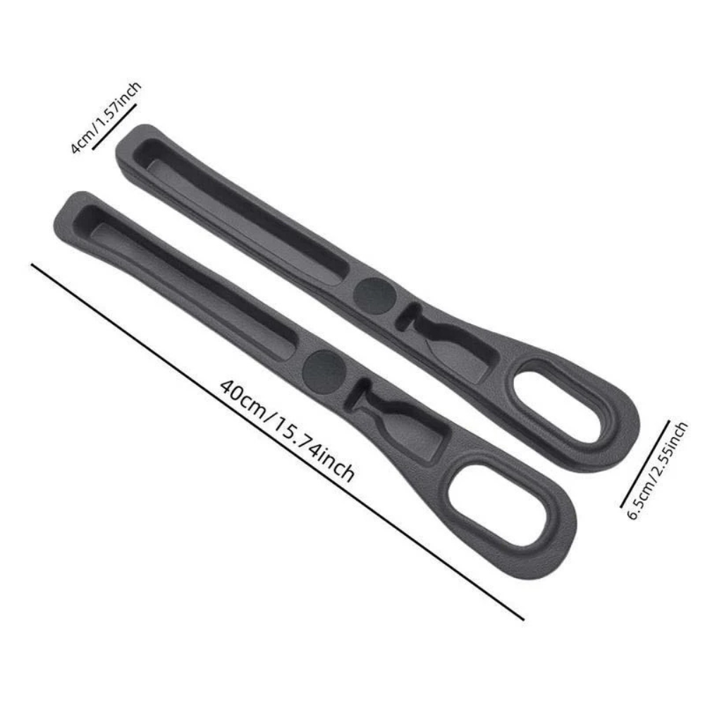Faux Leather Car Seat Gap Filler Organiser Pair