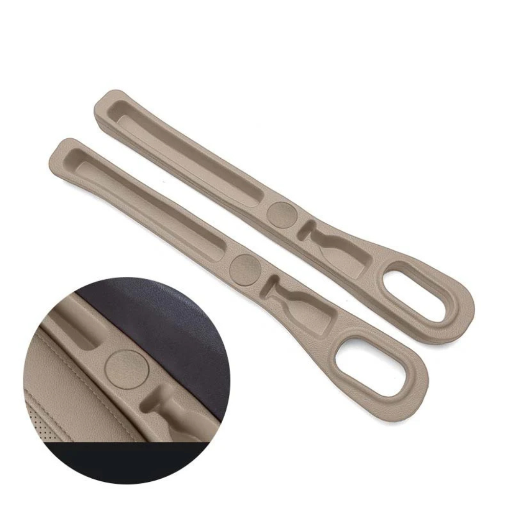 Faux Leather Car Seat Gap Filler Organiser Pair