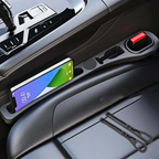 Faux Leather Car Seat Gap Filler Organiser Pair