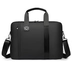 Faux Leather Executive Briefcase with Detachable Adjustable Shoulder Strap