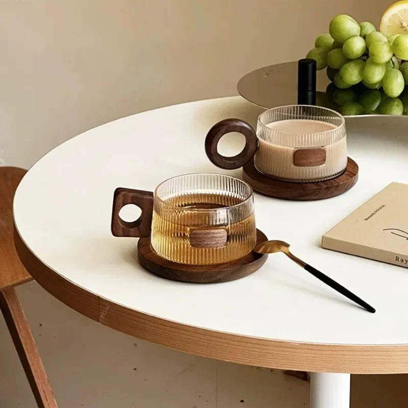 Fernhurst Glass Coffee Mug Set-Welvere