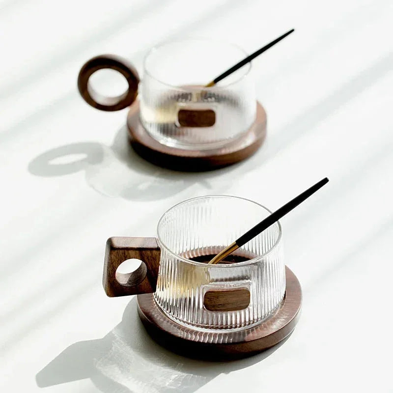 Fernhurst Glass Coffee Mug Set-Welvere