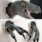 Wall Bursting Velociraptor Decorations - Resin, 13x8x8 cm Head, view 2
