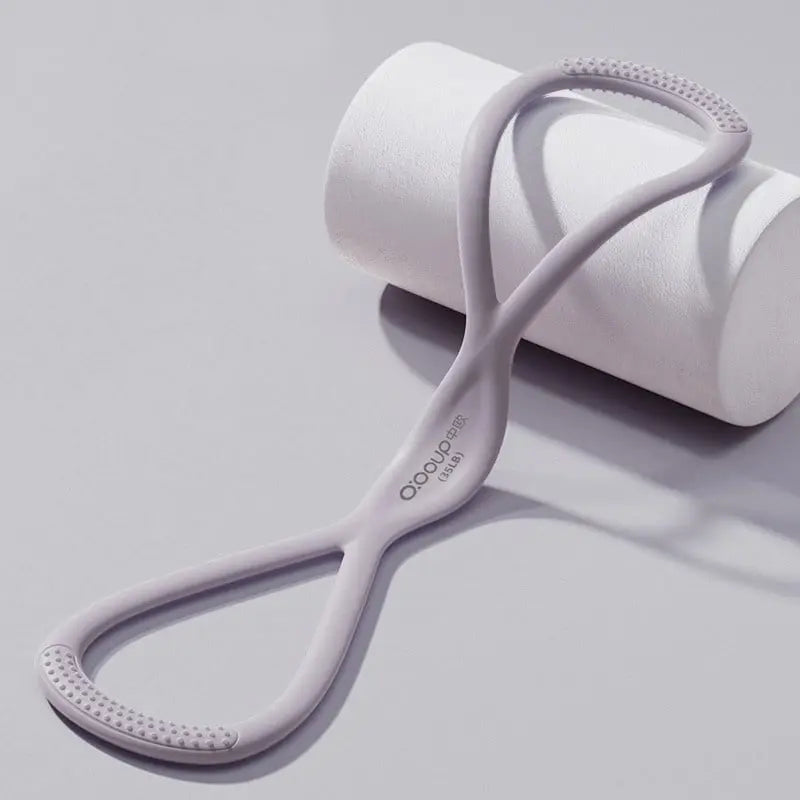 Figure-Eight Fabric Resistance Band for Chest, Hip and Back Workouts