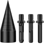 Firewood Splitting Drill Bit, High Carbon Steel, 1.25" (32mm)