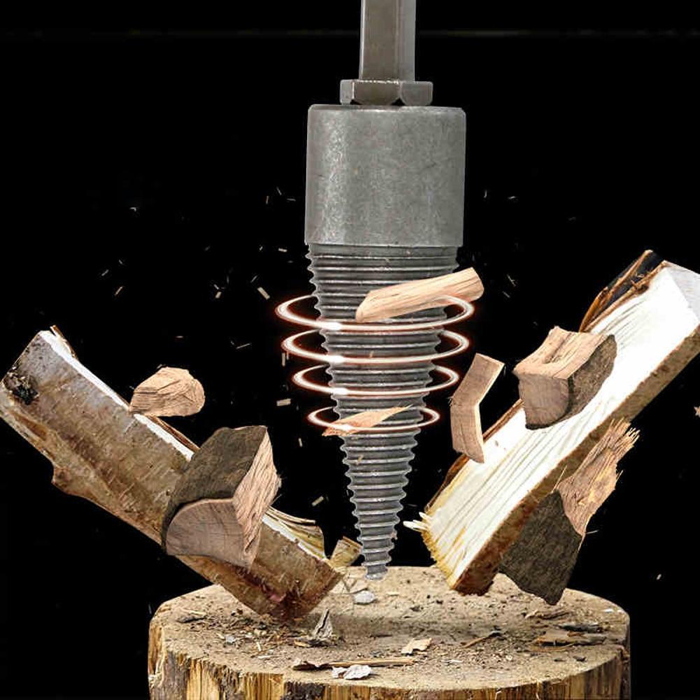 Firewood Splitting Drill Bit, High Carbon Steel, 1.25" (32mm)