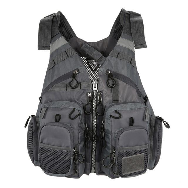 Fishing Life Vest with Replaceable EPE Foam and Adjustable Straps
