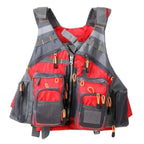Fishing Life Vest with Replaceable EPE Foam and Adjustable Straps