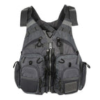 Fishing Life Vest with Replaceable EPE Foam and Adjustable Straps
