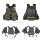 Fishing Life Vest with Replaceable EPE Foam and Adjustable Straps