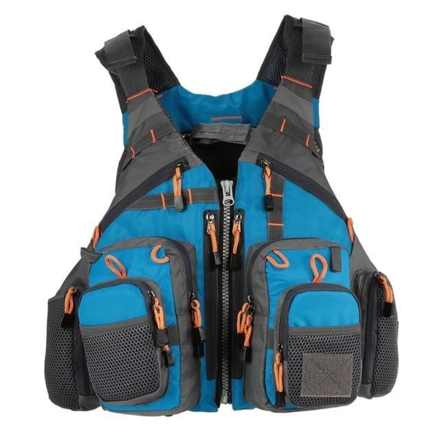 Fishing Life Vest with Replaceable EPE Foam and Adjustable Straps