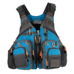 Fishing Life Vest with Replaceable EPE Foam and Adjustable Straps