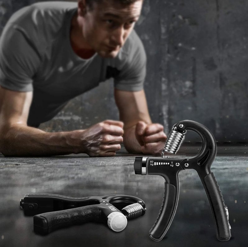 Hand Grip Strengthener Kit 5 Pack - Adjustable Resistance, Compact Size, view 10