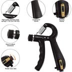 Hand Grip Strengthener Kit 5 Pack - Adjustable Resistance, Compact Size, view 8