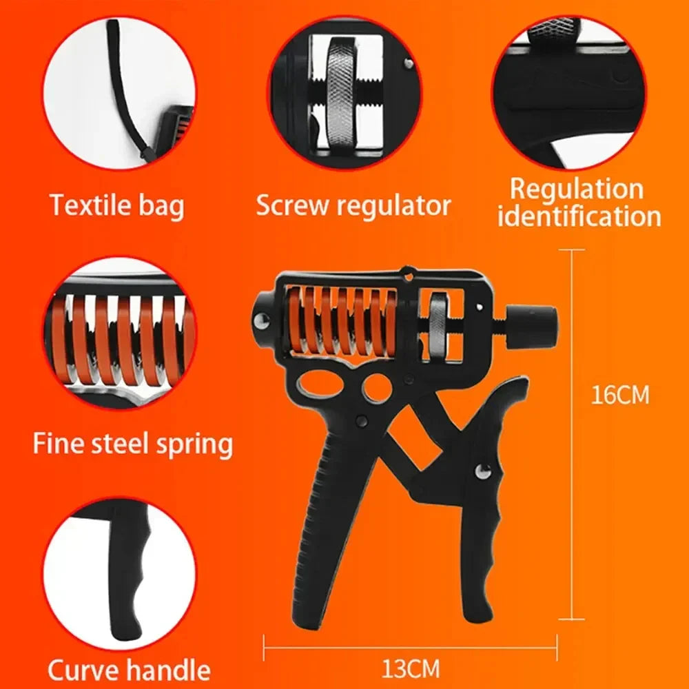Adjustable 5-165kg Heavy Hand Grip Strengthener for Arm, Wrist, Forearm Training, view 5