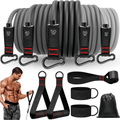 Resistance Tire Set for Full Body Training - Handles, Ankle Straps, Door Anchor, view 3
