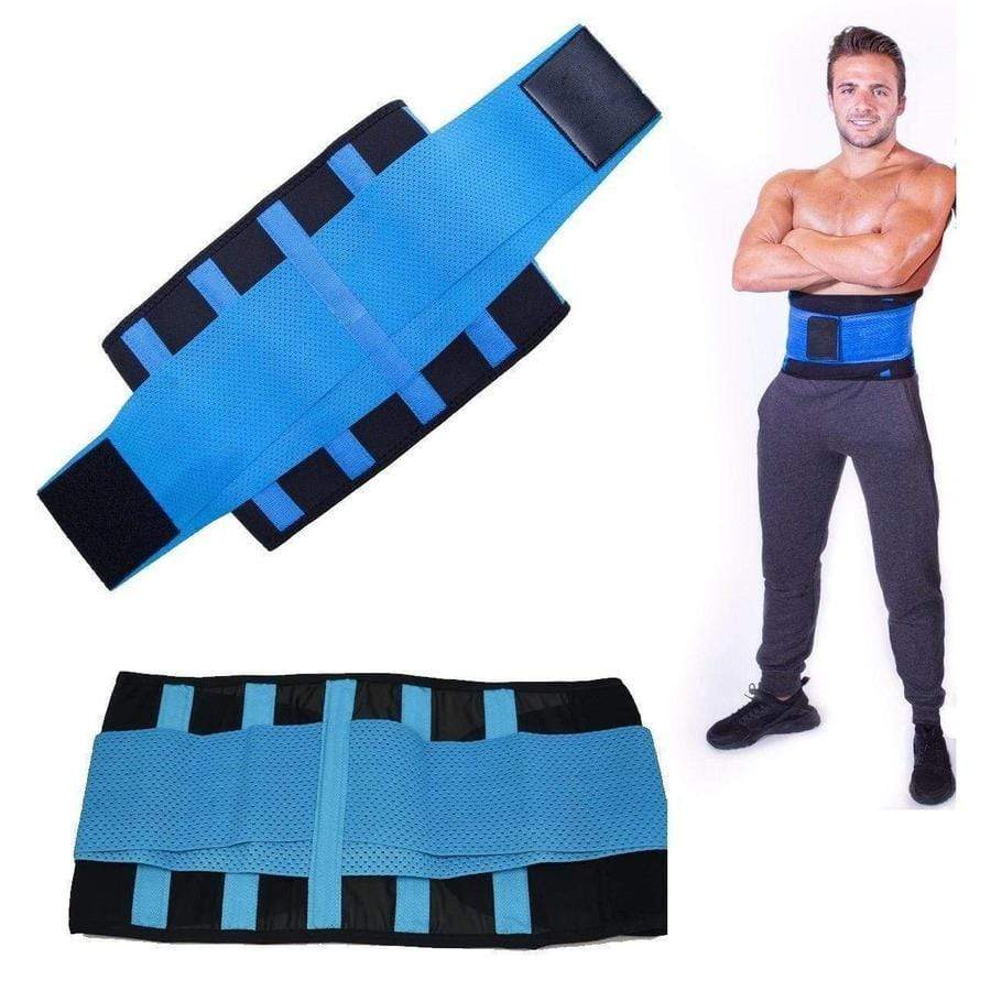 Waist Trainer for Men - Slim Sweat Belt for Belly Fat, Abdominal Workout, view 15
