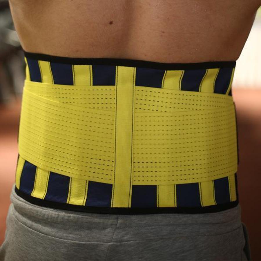 Waist Trainer for Men - Slim Sweat Belt for Belly Fat, Abdominal Workout, view 2