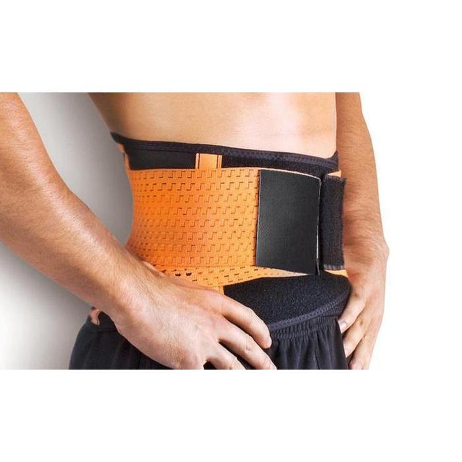 Waist Trainer for Men - Slim Sweat Belt for Belly Fat, Abdominal Workout, view 5