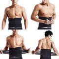 Waist Trainer for Men - Slim Sweat Belt for Belly Fat, Abdominal Workout, view 6