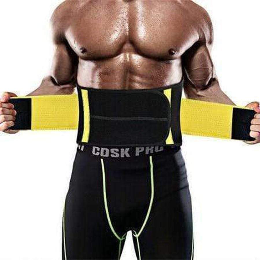 Waist Trainer for Men - Slim Sweat Belt for Belly Fat, Abdominal Workout, view 8