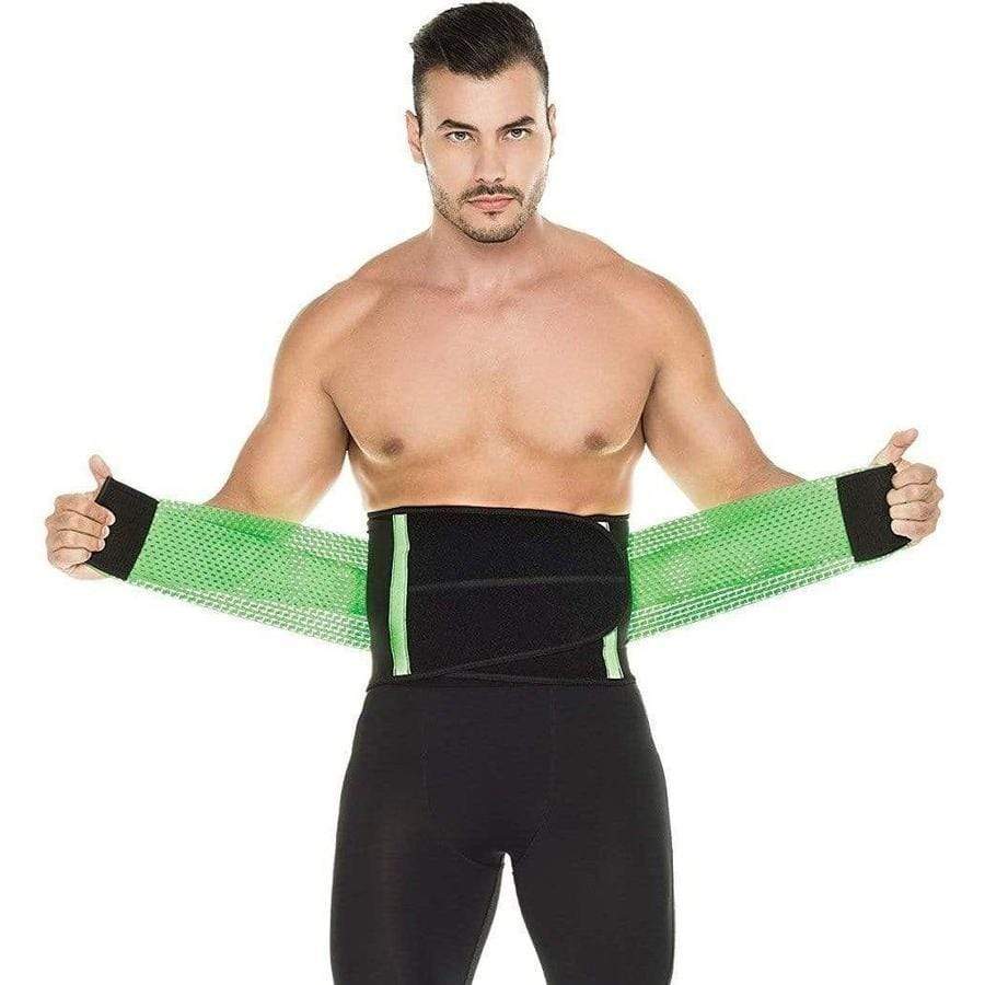Waist Trainer for Men - Slim Sweat Belt for Belly Fat, Abdominal Workout