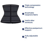 Waist Trainer Belt for Men and Women - Triple Compression, Breathable Neoprene, view 6