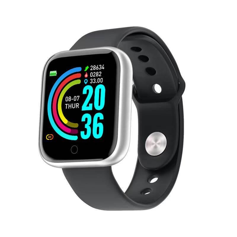 Fitness Tracker Smartwatch with TPU Band, 24-Hour Heart Rate Tracking