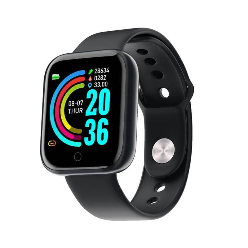 Fitness Tracker Smartwatch with TPU Band, 24-Hour Heart Rate Tracking
