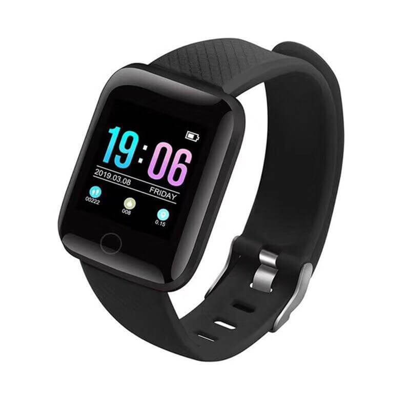 Fitness Tracker Smartwatch with TPU Band, 24-Hour Heart Rate Tracking