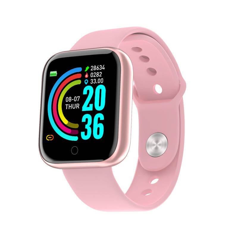Fitness Tracker Smartwatch with TPU Band, 24-Hour Heart Rate Tracking