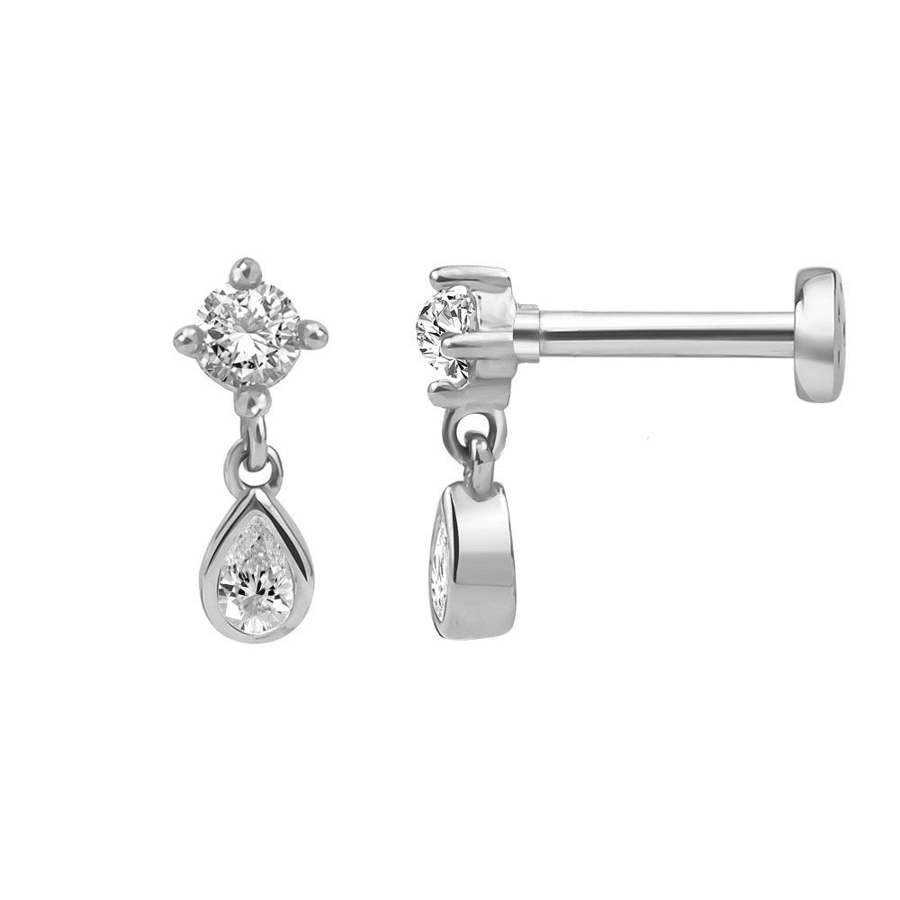 Flat-Back Stud Earrings for Everyday and Occasion Wear