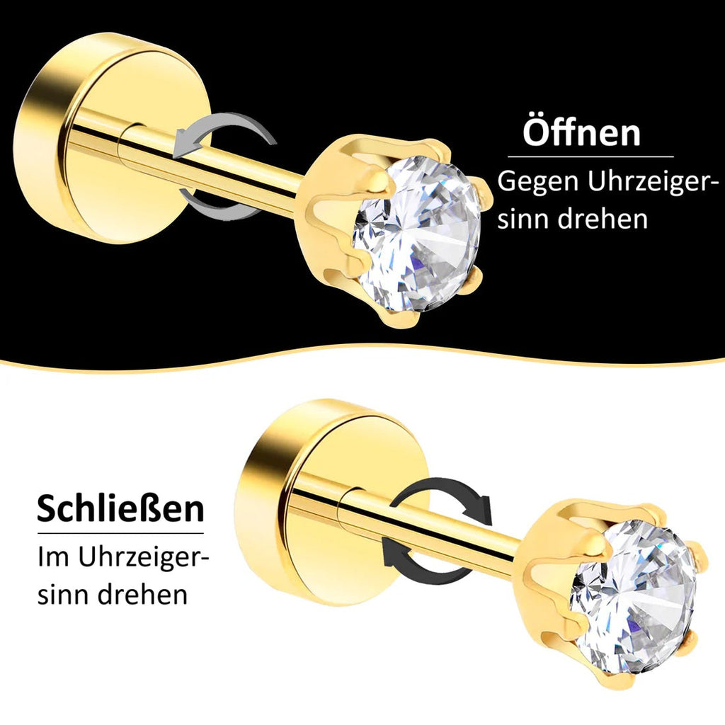Flat-Back Stud Earrings for Everyday and Occasion Wear