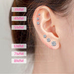 Flat-Back Stud Earrings for Everyday and Occasion Wear