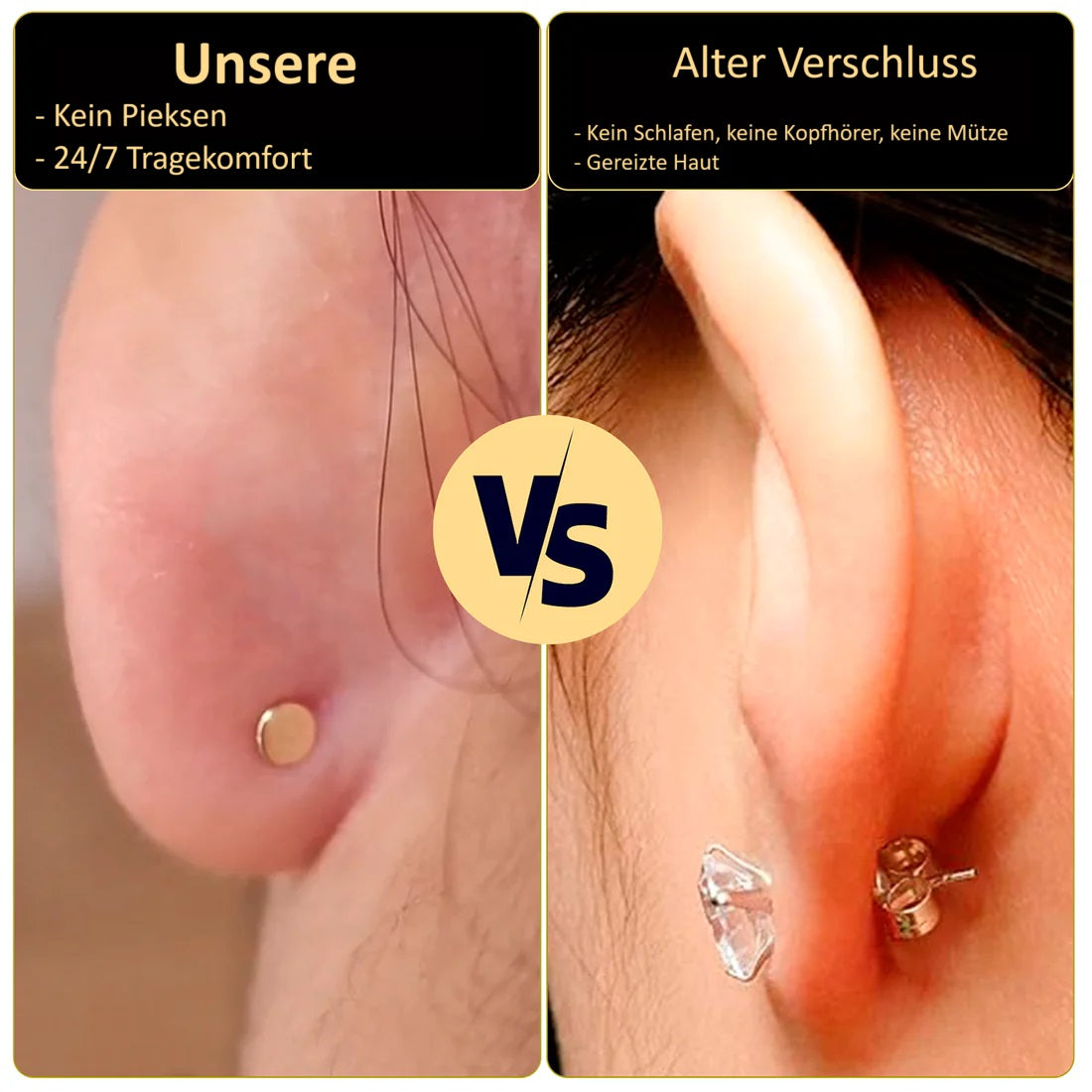 Flat-Back Stud Earrings for Everyday and Occasion Wear