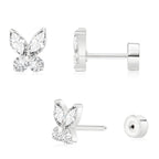 Flat-Back Stud Earrings for Everyday and Occasion Wear