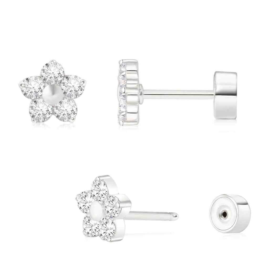 Flat-Back Stud Earrings for Everyday and Occasion Wear