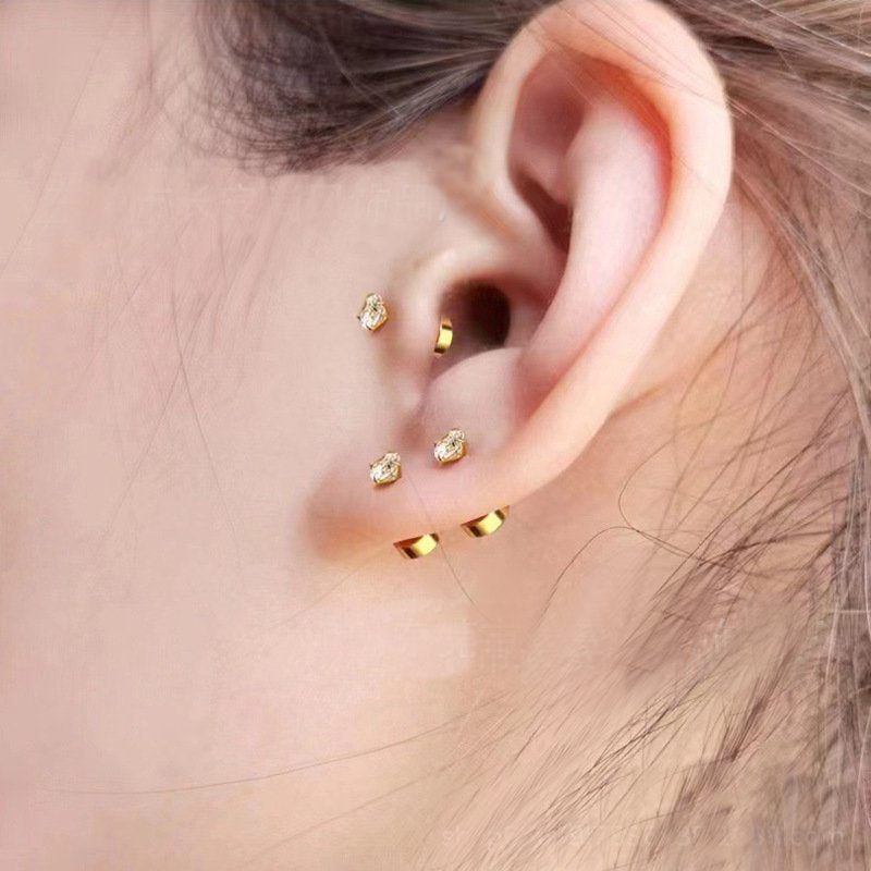 Flat-Back Stud Earrings for Everyday and Occasion Wear