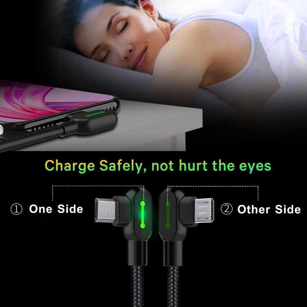 Flexible Smartphone Charging Cable with 90-Degree Design