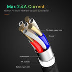 Flexible Smartphone Charging Cable with 90-Degree Design